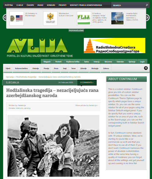 Hodžalinska tragedija - nezacijeljuća rana azerbejdžanskog naroda 